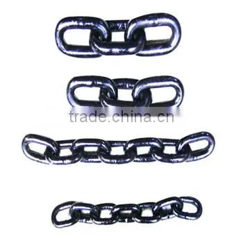 High strength coal mining round link chain for scraper conveyor