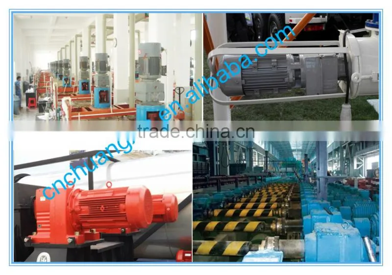 R series helical gear motor