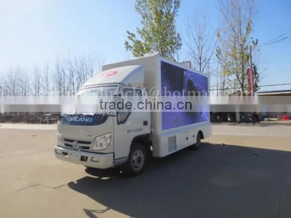 FORLAND 4*2 Scrolling Advertising truck with Three sides Screen