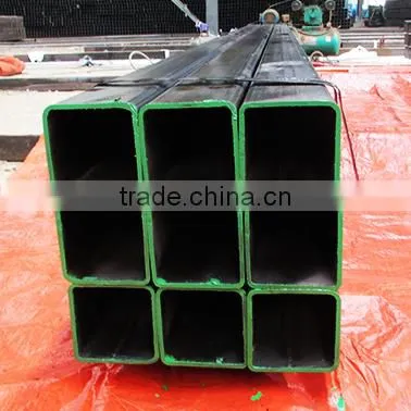 180*260*10mm ERW black rectangular hollow Section Shape steel pipe