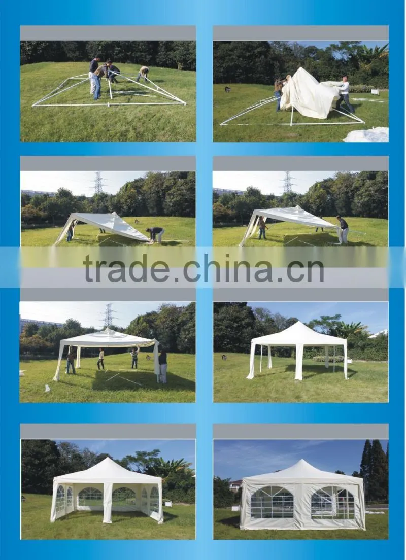 4X4/5X5 party event tent for outdoor wedding party events easy to set up on garden