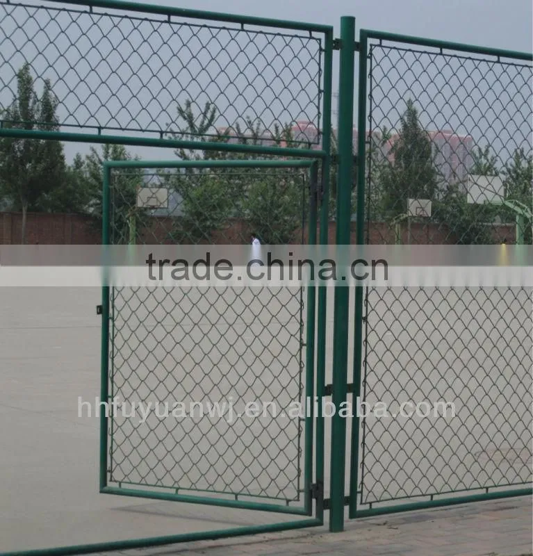 factory metal fence