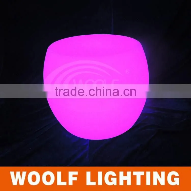 Garden Decoration Outdoor Illuminated LED Plastic Furnitures