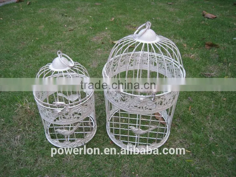 Europe and America Classic style S/2 Bird Cage for Wedding Antique white color