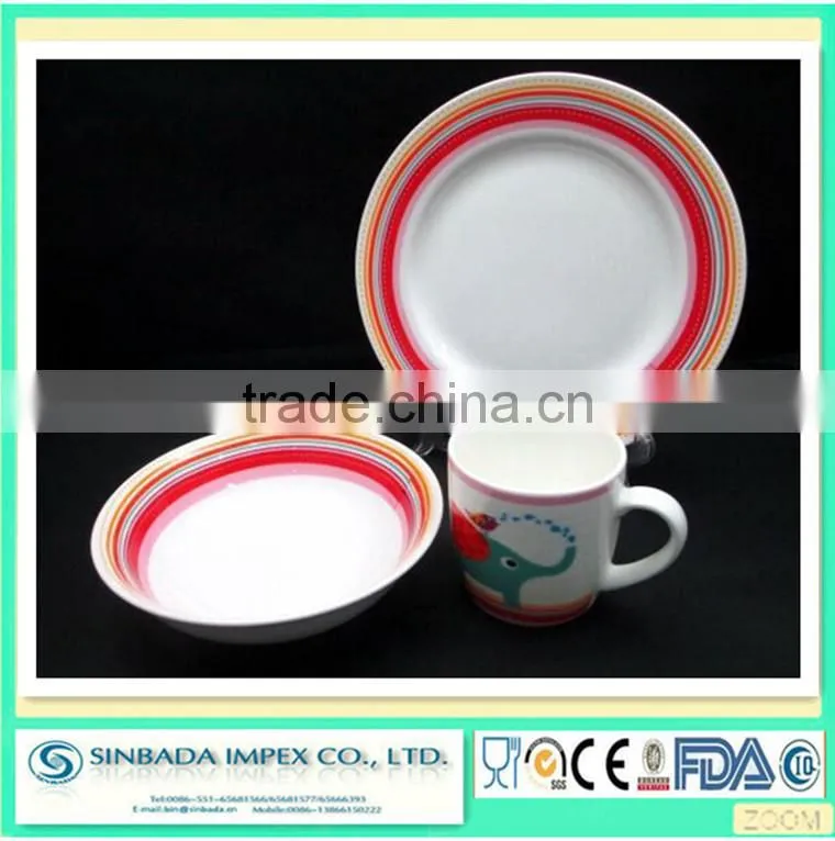 ceramic type janpanses lovely fine children dinner set