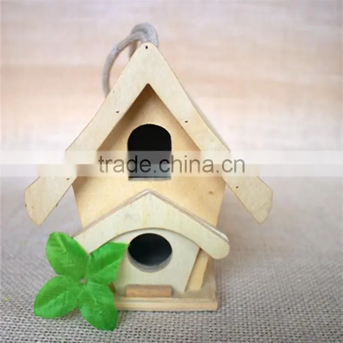 Houseshaped bird nest wood bird nest wood swallow bird nest for double round wood window