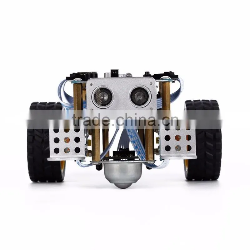 New Arrival Creative DIY Smart Toy Robot Car, Intelligent Programmable Early Educational 2 Wheel Robot Kit Toy Car For Children