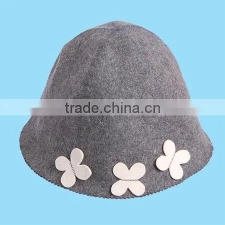 Wool hat for sauna