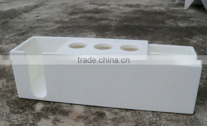 100% Acrylic solid surface made bathroom accessories