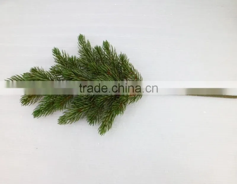 Top level quality plastic pine branch for minimum xmas tree