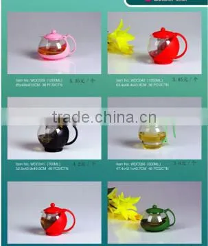 Hot New Promotion Borosilicate Glass Restaurant Tea Pots For Sale