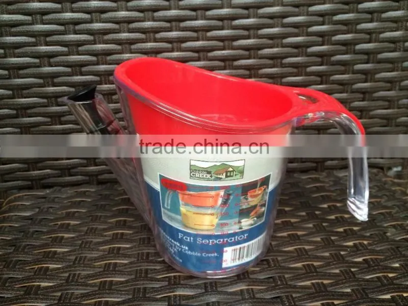 Useful Durable Gravy Fat separator ,strainer with measuring line,Strainer Separator Measurer
