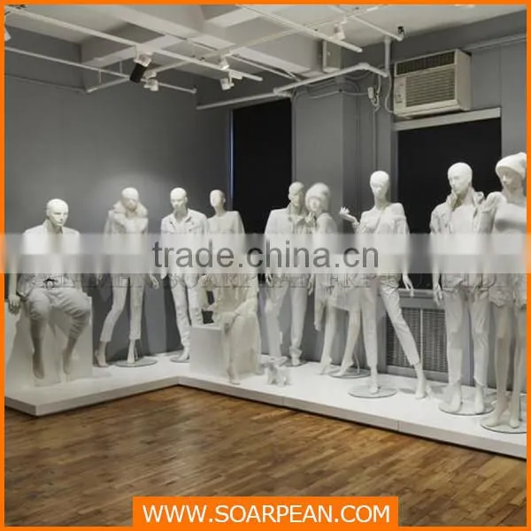 Fiberglass sporting full body male mannequin