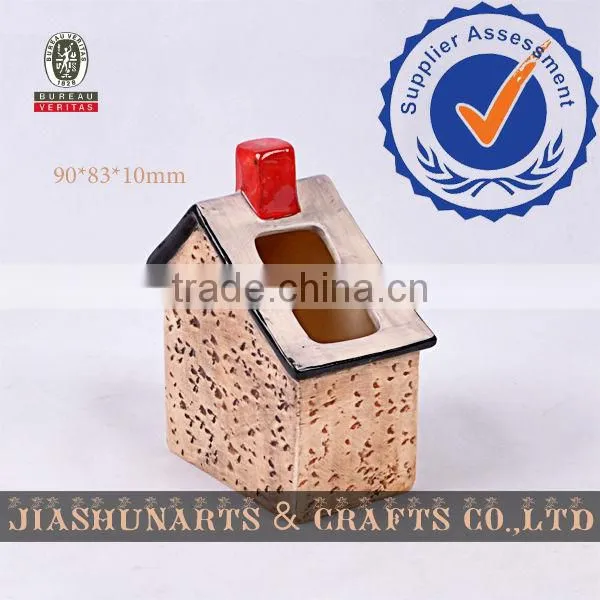 House Modeling Ceramic Pen Holder