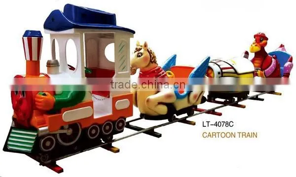 Guangzhou amusement park rides kids electric train LT-1044C