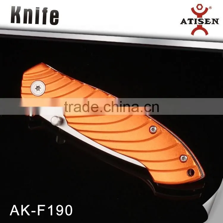 Unique Design Folding Tactical Camping Knife With Aluminium Handle