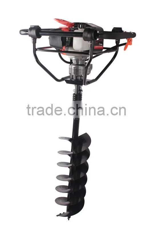 71cc 2400w Hand-Held Manual Fence Post Hole Digger Portable Hand Ground Drilling Machine