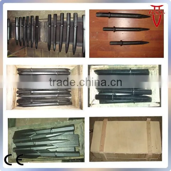 Integral rock Drill Rods(Chisel Type) for Jack Hammer