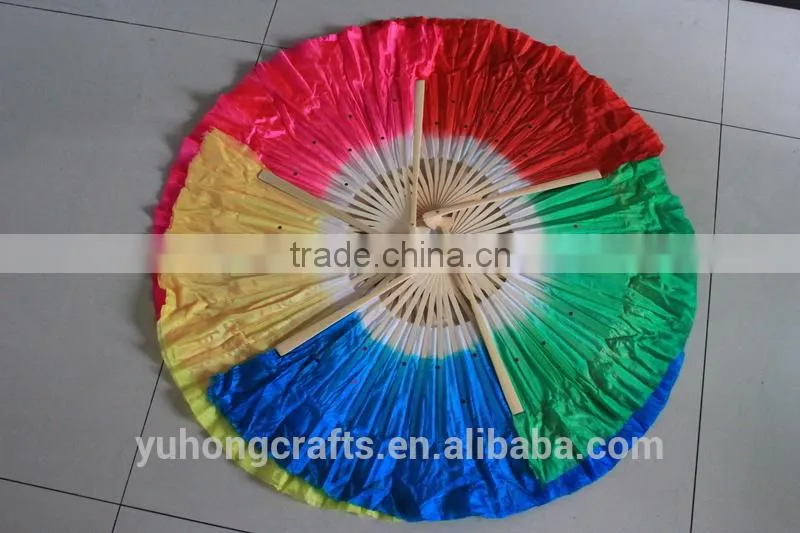 2014 Hot Belly Dance Real Silk Fan Veil