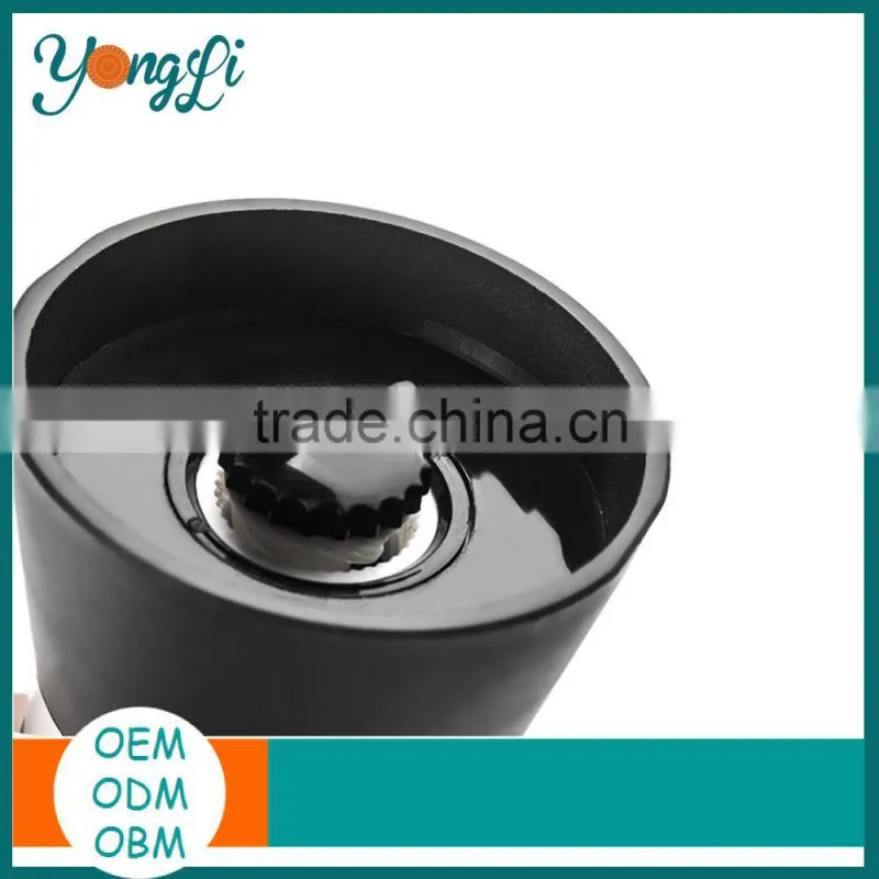 New 2016 Food Grade Empty ABS PP Glass Pepper Grinder Bottle