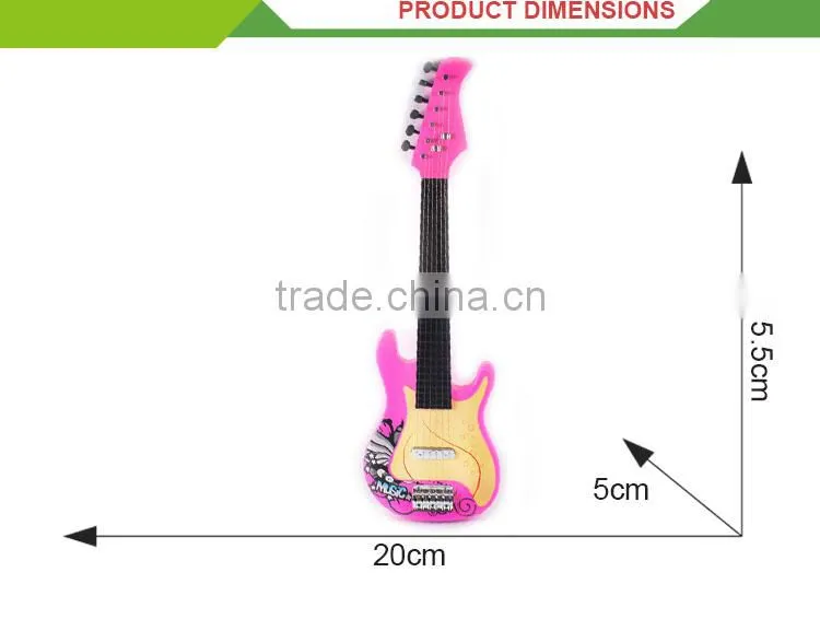 Wholesale kids musical instruments toy 6 string bass guitar kit
