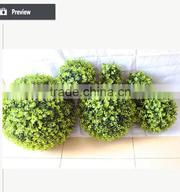 2015 Winter artificial boxwood balls for showroom deocration small plastic ball