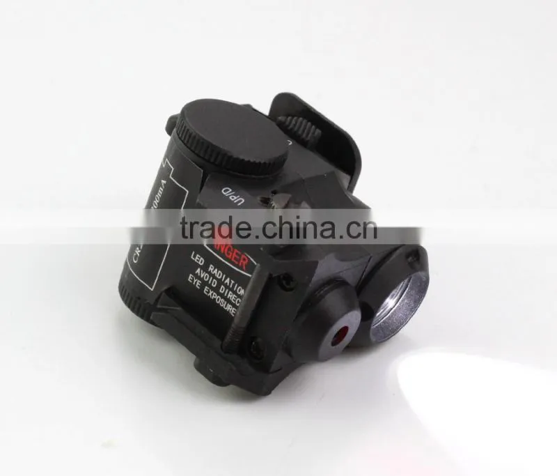 Super compact tactical subzero working red laser sight with 180 lumens CREE Q5 led flashlight