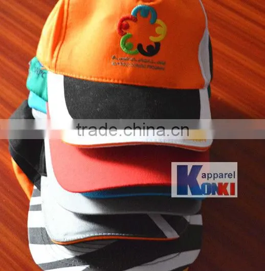 brushed cotton head embroidery promotional cap