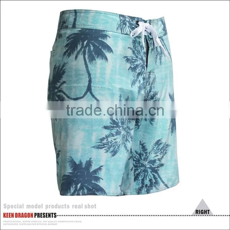 Polyester Cotton Spandex Material Short Swim Shorts Wholesale Custom Printing