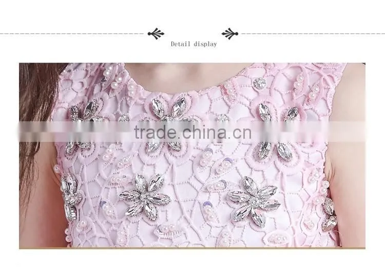 2017 8 years girl dress designs cake satin dresses