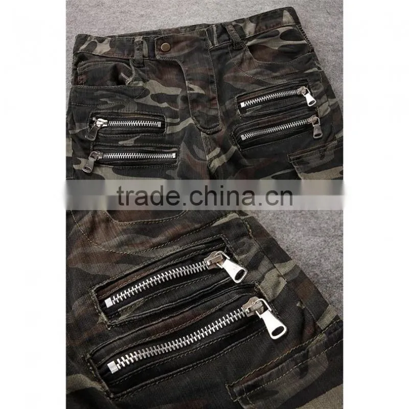 Army Style Casual Pants Plus Size Camouflage Pants Trousers