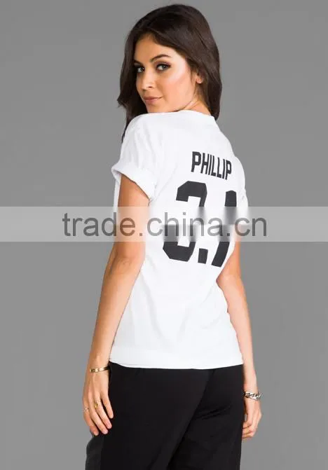 water printing t-shirts women fashion