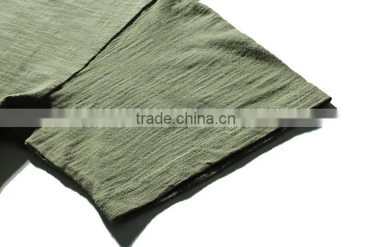 60%cotton 35polyester 5%spandex rayon slub cotton t-shirts for men