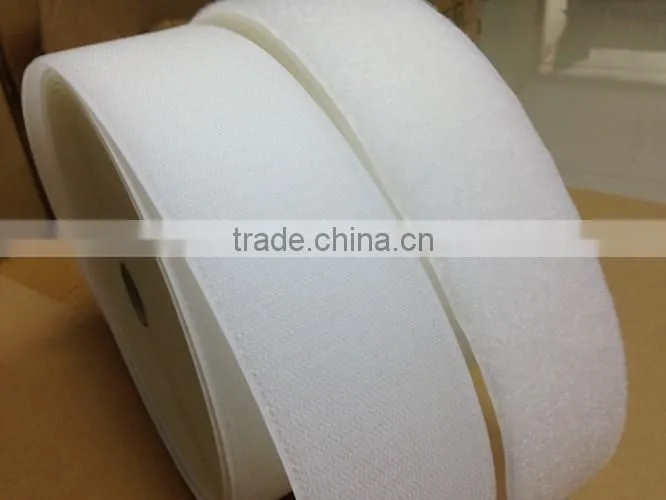 SGS& ROHS compliant Hook and Loop tape adhesive hook&loop with AZO free