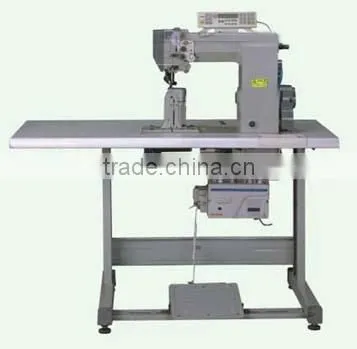 single/double needle drive roller preser post-bed lockstitch sewing machine