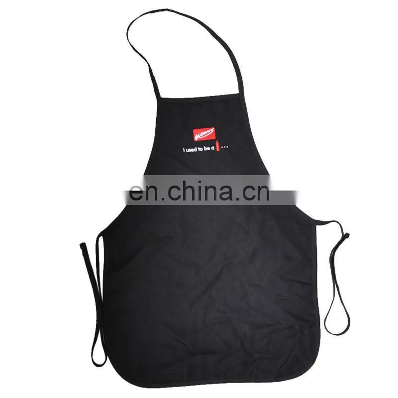 Newly design rpet eco-friendly bib apron with customs logo in embroidery or print