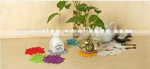 High quality laser cutting felt coaster