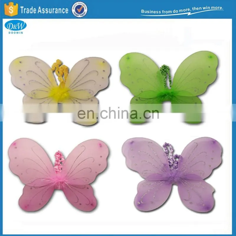 Large Party Polyester Black Fairy Wings for Adults Party Dress