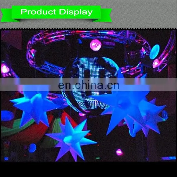 Charming inflatable hanging star / festival LED chirstmas star