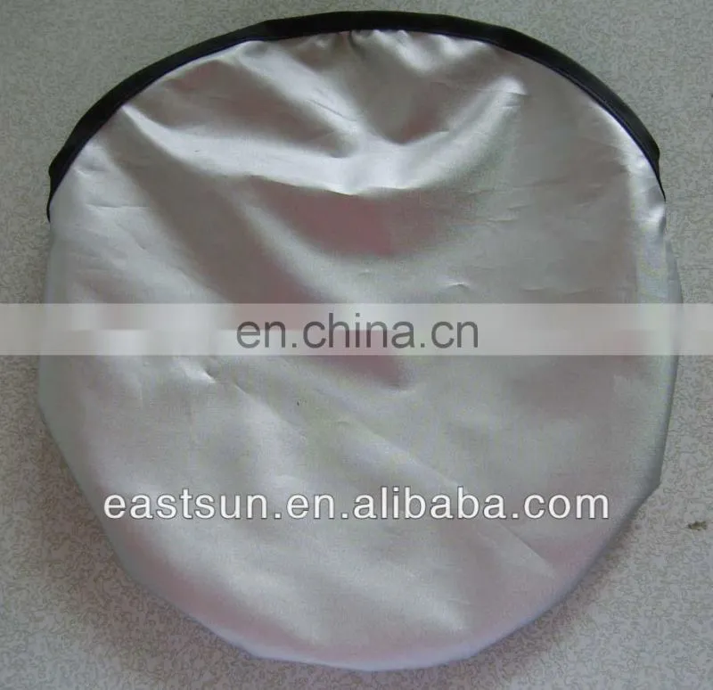 silver polyester foldable Car front sunshade