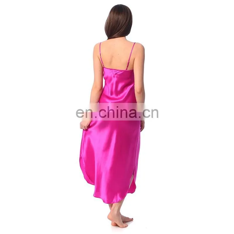 Sexy Ice Silk Women Sleeping Dress Hot Ladies Night Wear
