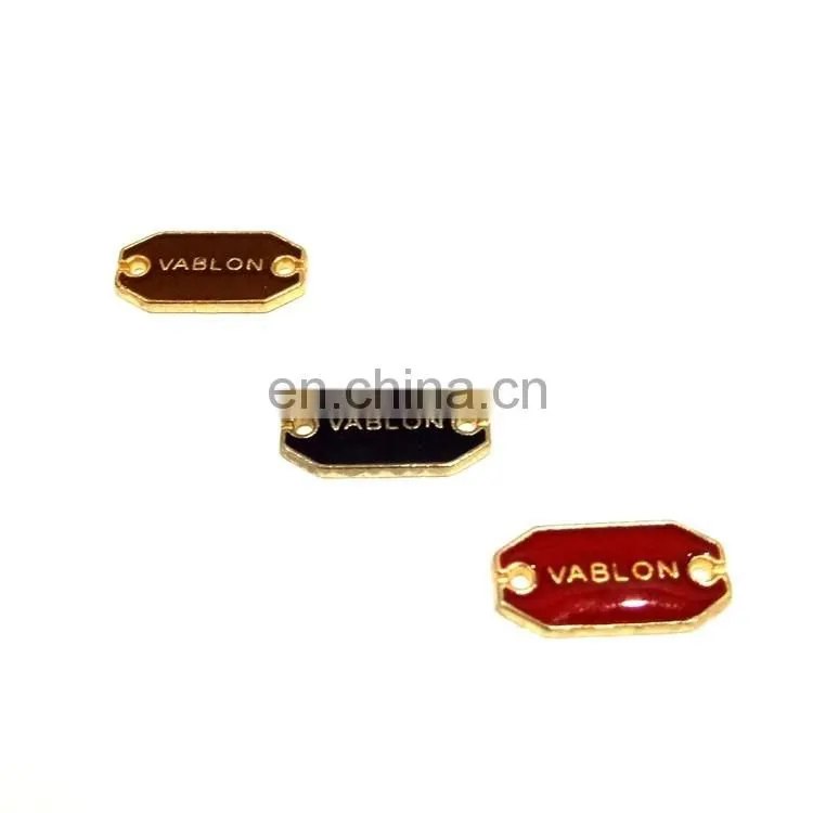 Hot sale Zinc alloy Handbag logo metal plate garment metal ey