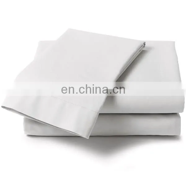 100% cotton Hotel Linen Plain flat sheet