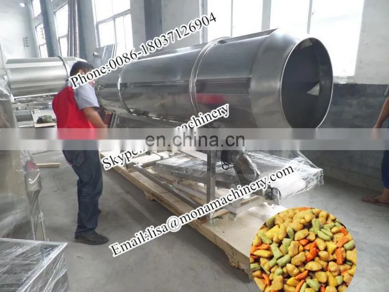 Crispy popped corn ring snacks production line/puffed corn sanck food making line
