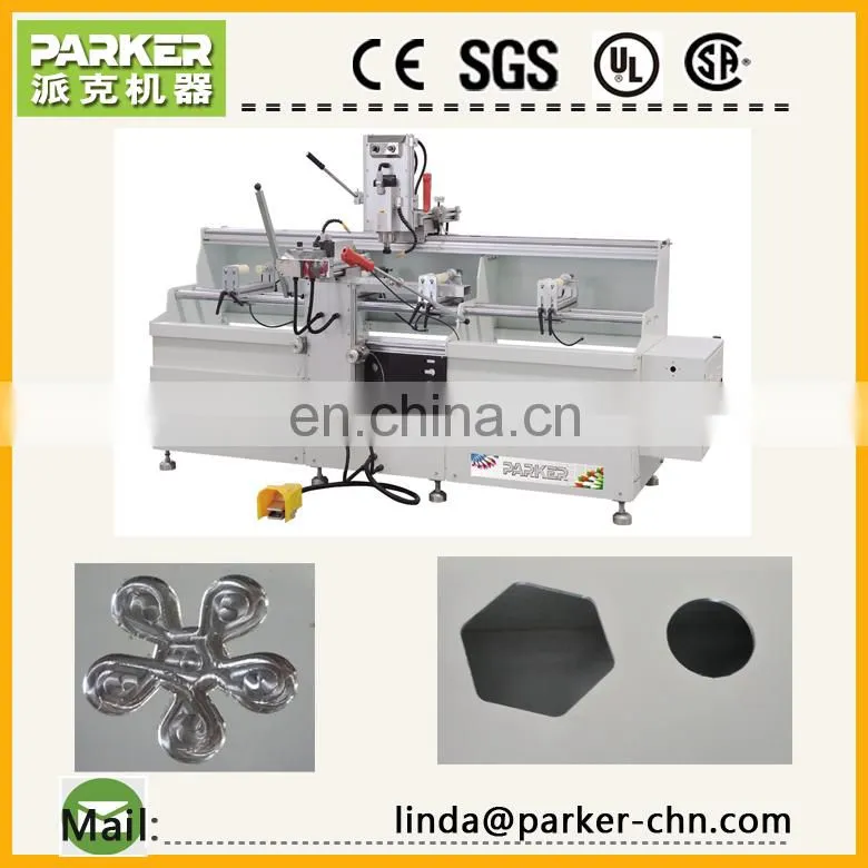 Aluminum window door double axis drilling machine