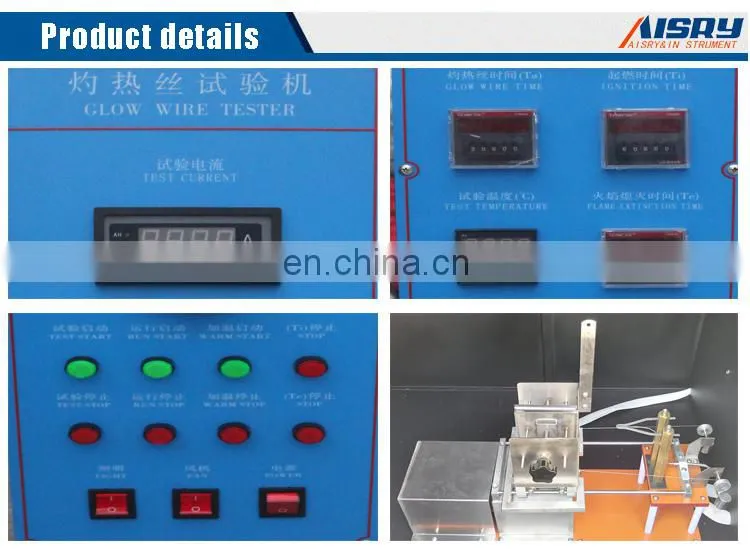 IEC60695-2-10 Glow Wire Tester For Household Appliances