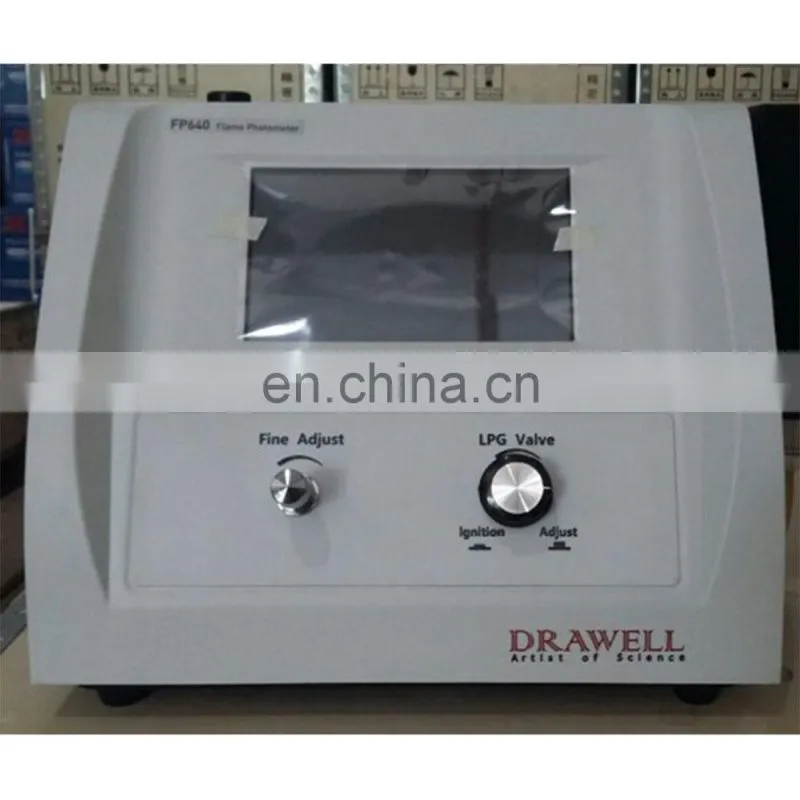 Drawell K Na Analytical Spectrometer FP640 Flame Photometer