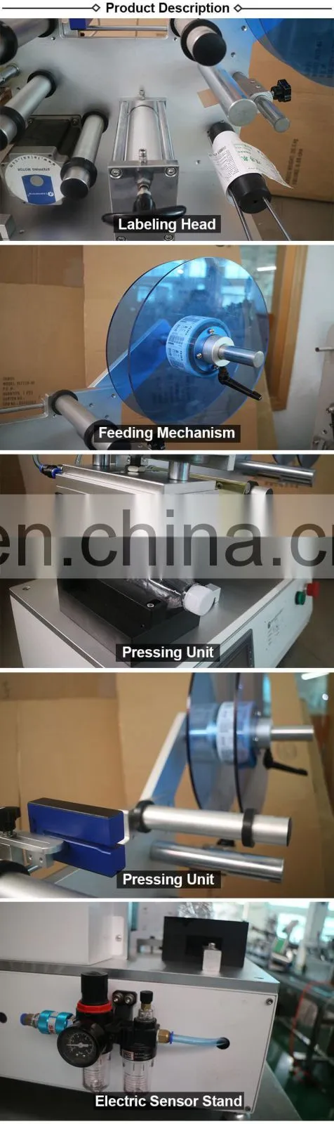 Semi Automatic Labeling Machine For Bottles Used , Manual Labeling Machine Square Bottle