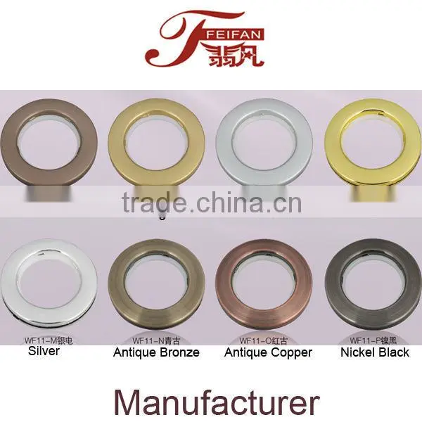 WF11 Series curtain eyelet plastic eyelet curtain accessories abs plastic rings