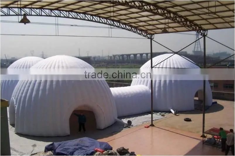 inflatable tent with rainbow colour for party or event